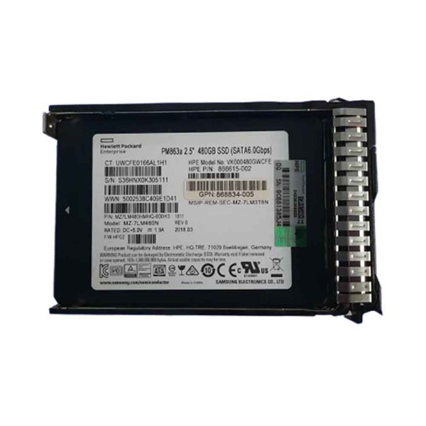 SSD سرور HP Mixed Use 480GB SAS